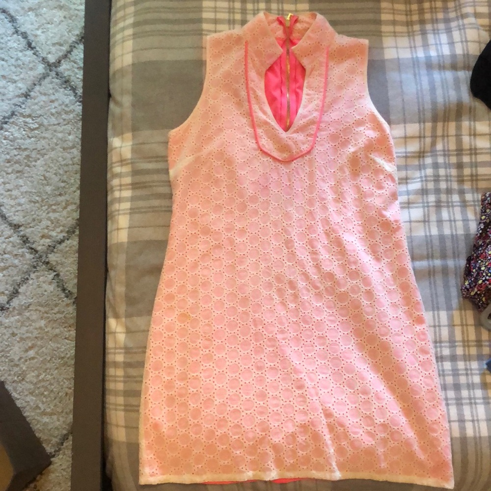 White with Pink Sale to Sable Dress